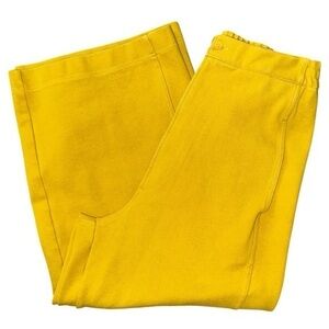 Rita Row Women’s Size 38 M Marigold Yellow High Rise Slouchy Cropped Pants